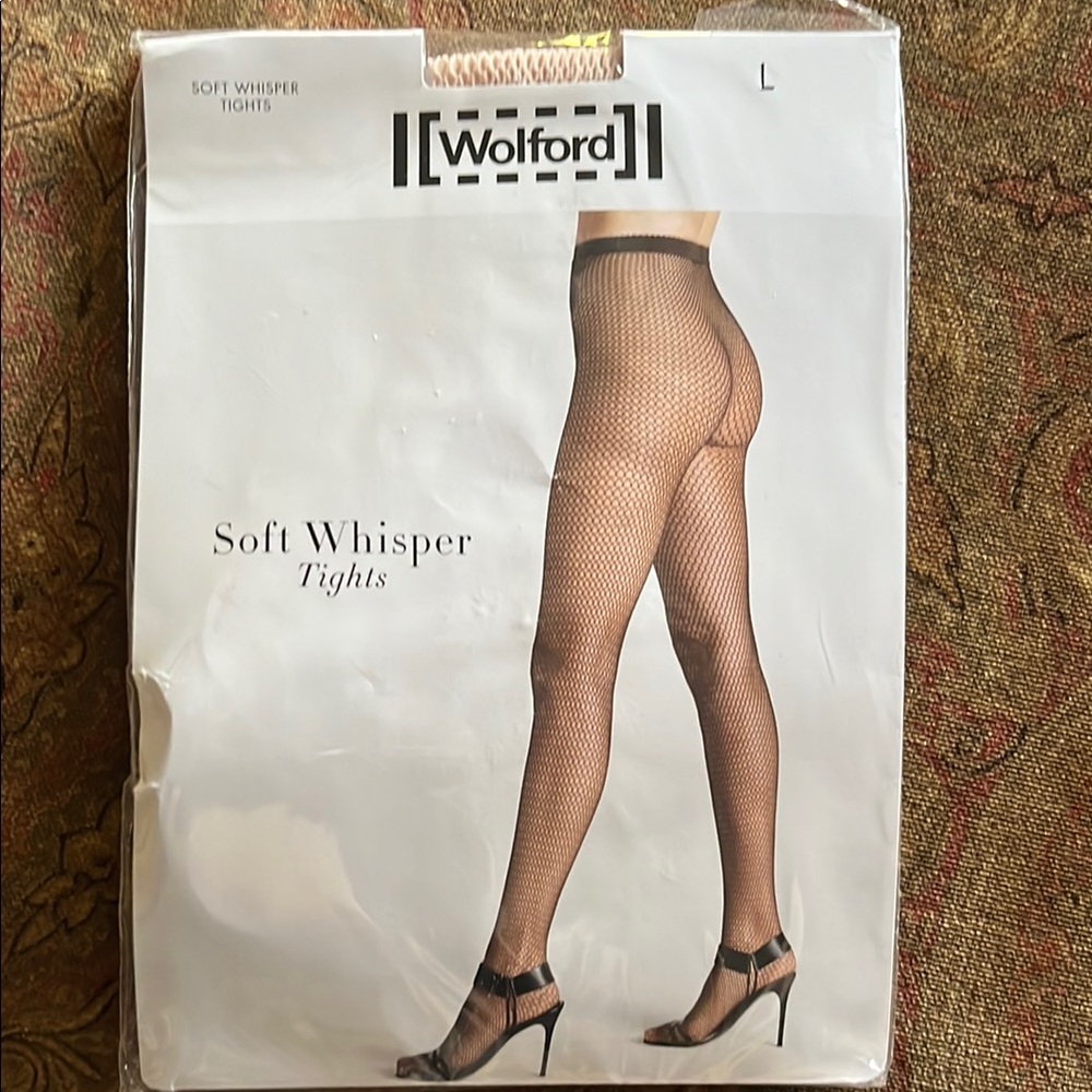 Wolford Soft Whisper Fishnet Tights